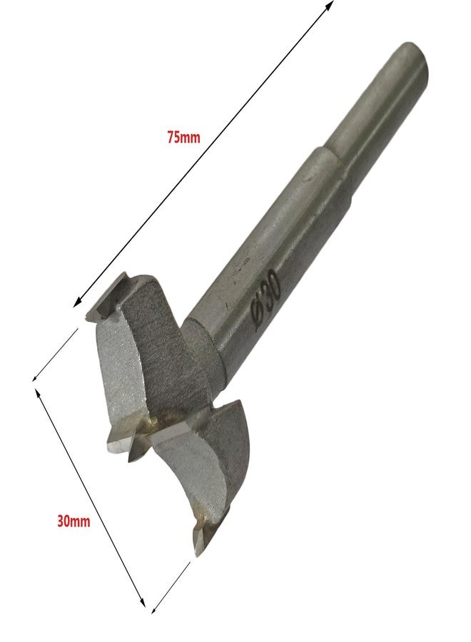 Inditrust مثقاب فورستنر ذو رأس كربيد من إنديتراست لحفر المفصلات الخشبية (30 مم) - Image 2